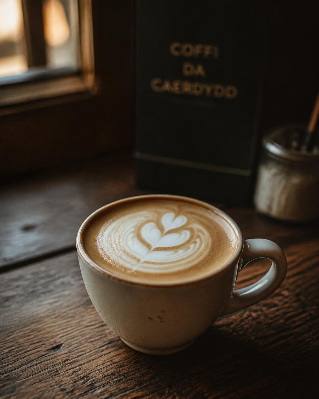 Coffee in a warm Welsh café